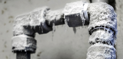 Freeze protection for water pipes