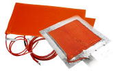 Silicone rubber heat blankets
