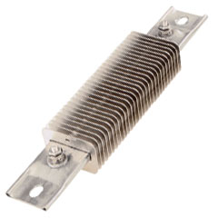 Finned strip heater