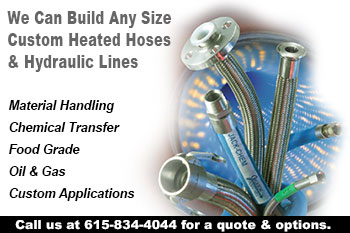 Custom designed heated hoses.