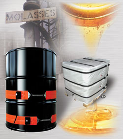 Viscosity control with drum heating